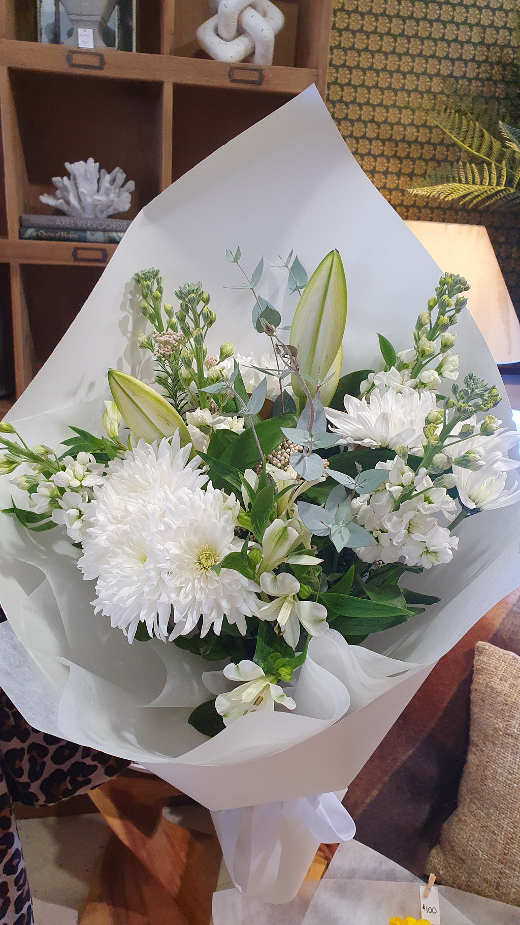 White and Green Bouquet