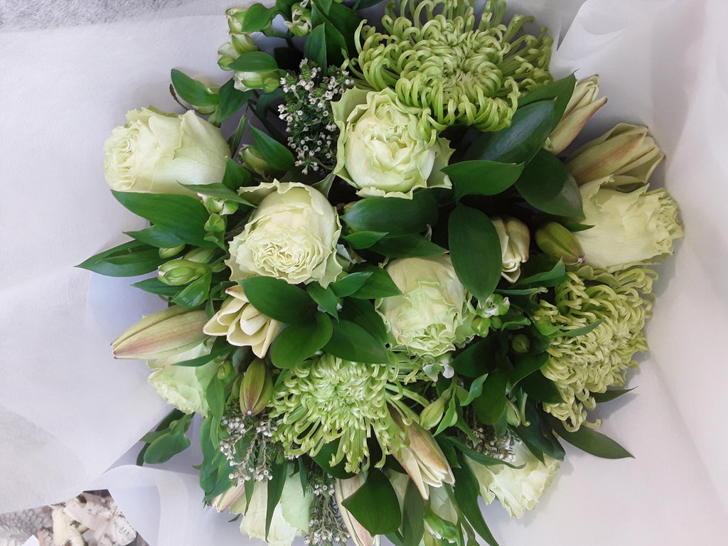 White and Green Bouquet